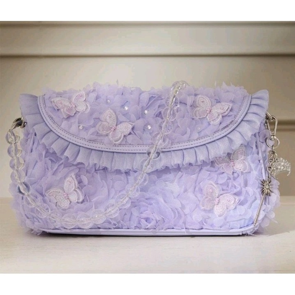 NEW Wicked Glinda Butterflies Tulle Shoulder Bag Convertible Crossbody Bag‎
